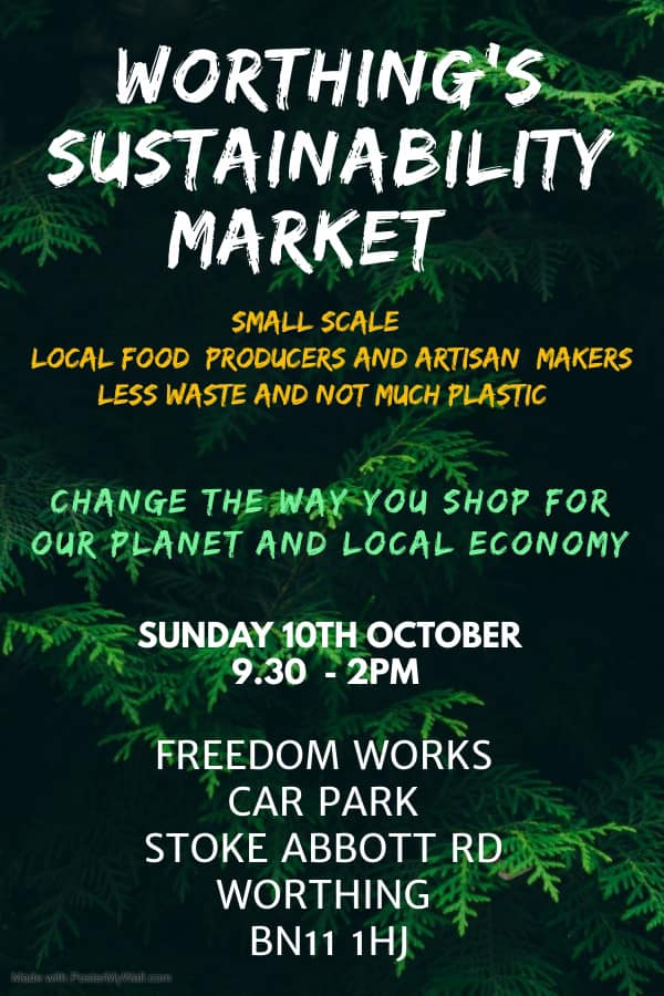 sustainability market poster