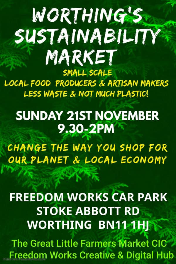 sustainability market Nov poster
